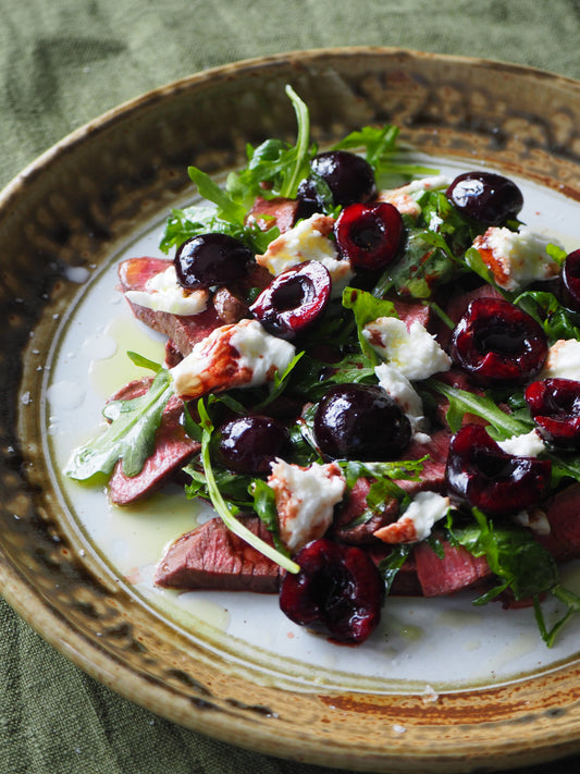 Venison, Cherry & Mozzarella Salad: A Light Summer Recipe